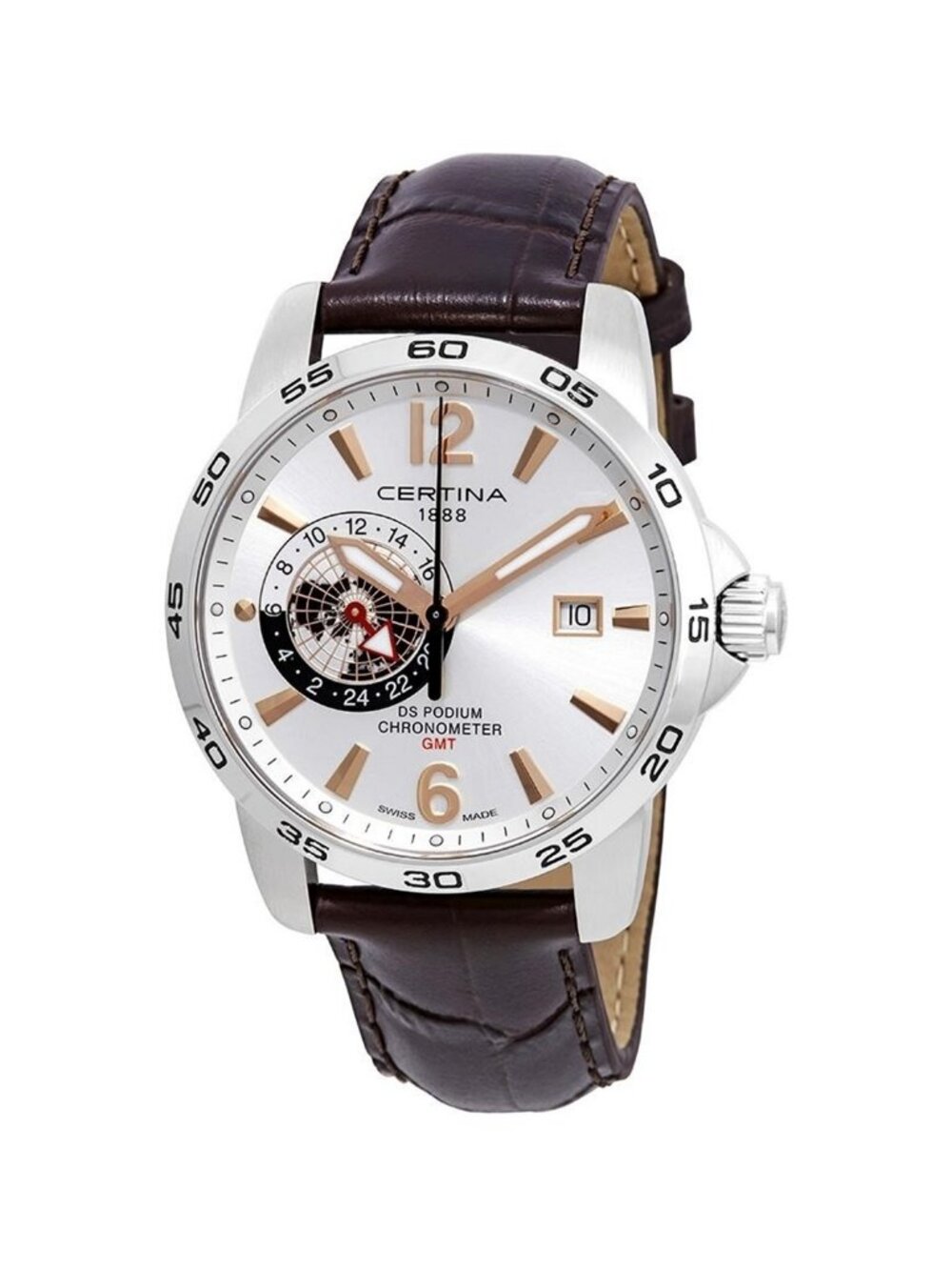 NWT Certina DS Podium Silver Dial Men's Watch
